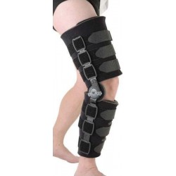 Ortholand Premium Νάρθηκας Μηροκνημικός σε Μαύρο Χρώμα